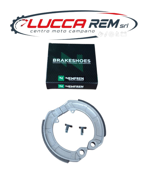 GF0128 coppia ganasce freno newfren vespa px 125 150 200 anteriori e posteriori