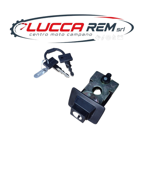 5661 serratura sella tipo lungo vespa px 125 150 200 serie arcobaleno
