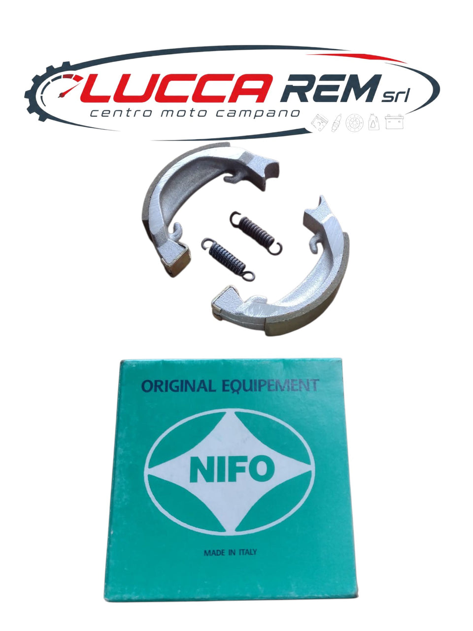 GF1143 COPPIA GANASCE NIFO ANTERIORI E POSTERIORI PEUGEOT 103 104 105 1976>