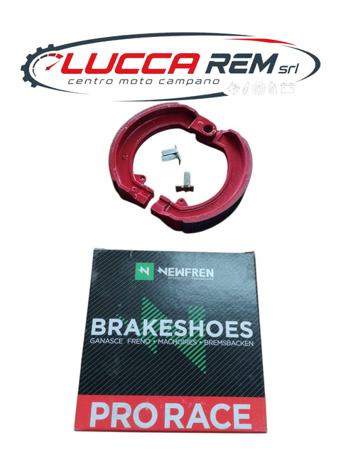 GF0024 PRO COPPIA GANASCE FRENO NEWFREN PRORACE ANTERIORI VESPA RALLY 200 1975->