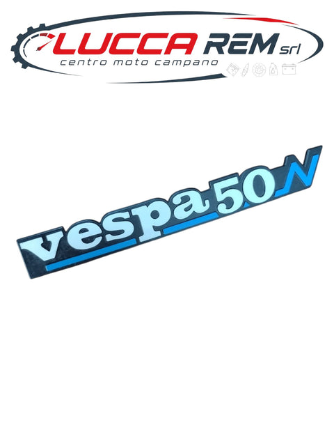 6111 Targhetta Cofano Laterale "VESPA 50 N" SIM. 256452 Vespa 50 N 1989 1990
