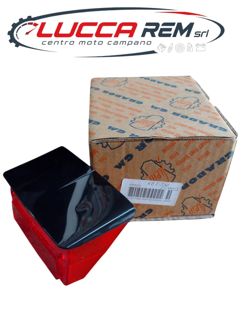 RP50N Plastica Fanale Posteriore Siem Con Tegolino Nero Piaggio Vespa 50 Special