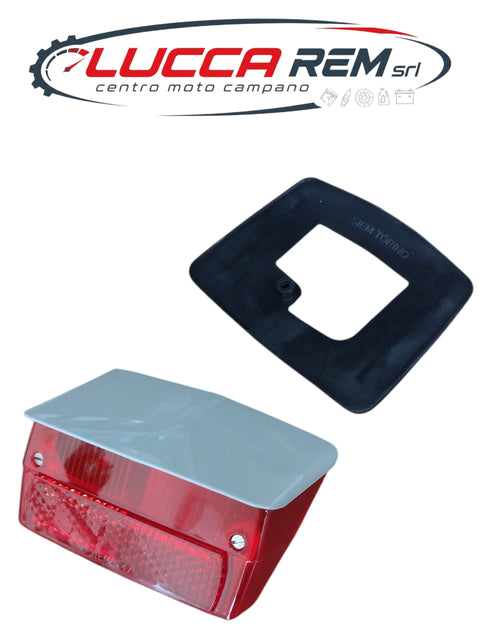 FP50G Fanale Posteriore Siem Con Tegolino Grigio E Guarnizione Piaggio Vespa 50 Special