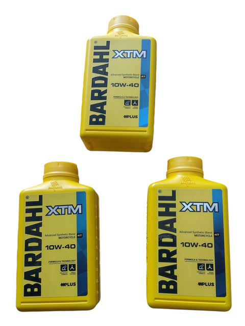 3 Litri Olio Bardahl XTM 10W-40 Synthetic Blend API SN , JASO MA / MA2