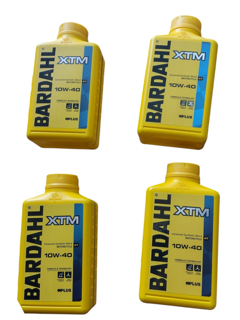 4 Litri Olio Bardahl XTM 10W-40 Synthetic Blend API SN , JASO MA / MA2