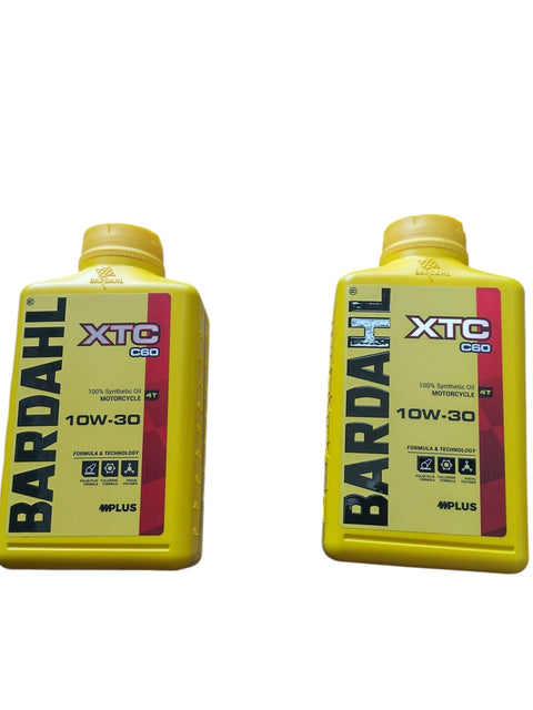 2 Litri Olio Bardahl XTC C60 10W-30 100% Synthetic API SN , JASO MA / MA2