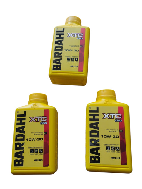 3 Litri Olio Bardhal XTC C60 10W-30 100% Synthetic API SN , JASO MA / MA2