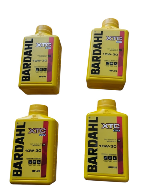 4 Litri Olio Bardahl XTC C60 10W-30 100% Synthetic API SN , JASO MA / MA2