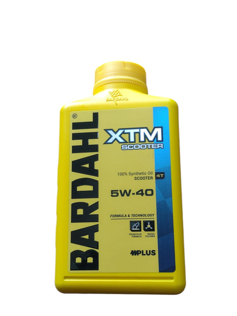 1 Litro Olio Bardahl XTM Scooter 5W-40 100% Synthetic API SN , JASO MA / MA2