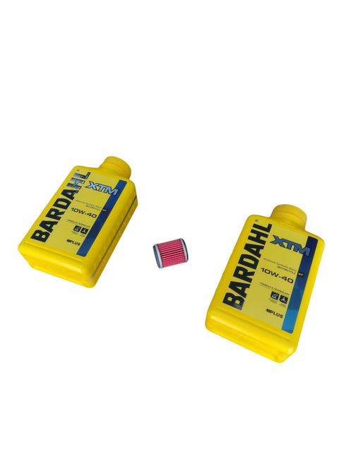 2 Litri Olio Bardahl XTM 10W-40 + Filtro Olio Yamaha X-Max 300