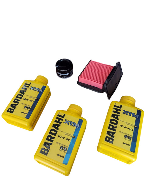 Kit Tagliando Kymco AK 550 3 Litri Olio Bardahl 10W-40 + Filtro Olio + Filtro Aria