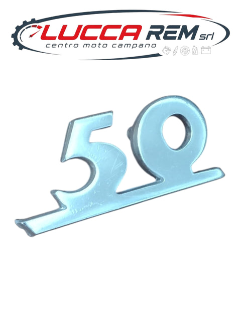5726 Targhetta Anteriore "50" Vespa 50 Special 1969 1972 Sim. 610288M
