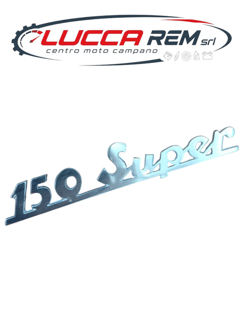 5725-P150 Targhetta Posteriore "150 SUPER" Lunghezza 115mm Vespa Super 150