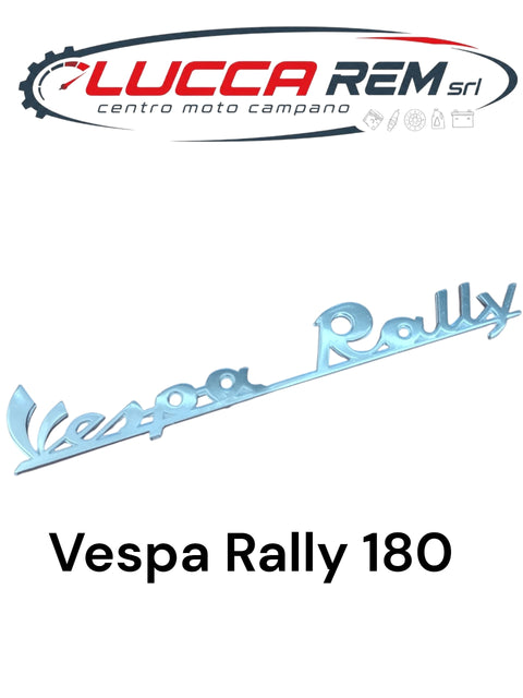 5742-P Targhetta Posteriore "VESPA RALLY" Lunghezza 160mm Vespa Rally 180
