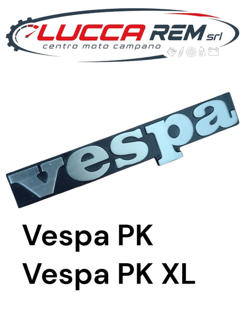 6100 Targhetta Anteriore "VESPA" Interasse Fra Pioli 55mm Vespa PK - Vespa PK XL